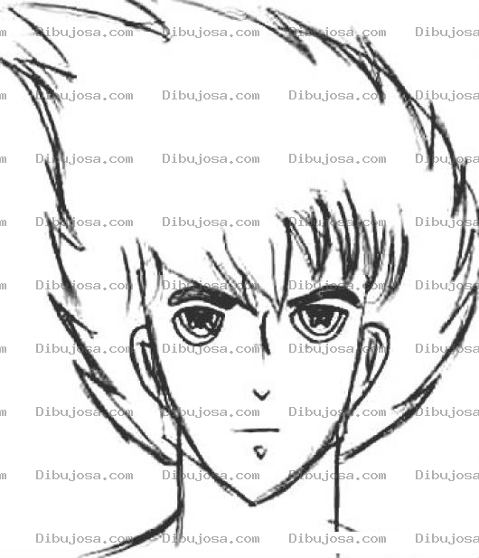 Dibujo para colorear Chavo Manga Para Pintar Y Colorear