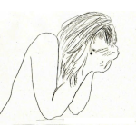 Dibujo para colorear Dibujo De Una Chava Llorando Para Pintar Y Colorear Llanto De Mujer