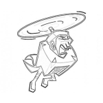 Dibujo para colorear Gorro De Helicopetor Para Pintar Y Colorear Sombrero Con Helice