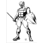 Dibujo para colorear Dibujo De Robocop Para Pintar Y Colorear