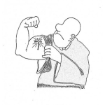 Dibujo para colorear La Fuerza Del Cristiano Para Pintar Y Colorear