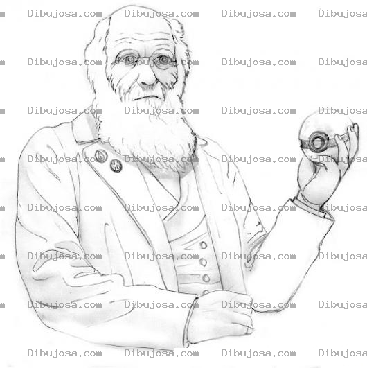 Dibujo para colorear Dibujo De Negrito Barbado Con Ojo Electronico Para Pintar Y Colorear