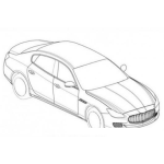 Dibujo para colorear Dibujo De Un Carro Maserati Para Pintar Y Colorear Maseratti Sedan