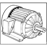 Dibujo para colorear Motortrifasico Dibujo De Un Motot Trifasico Para Pintar Y Colorear Un Motor Industrial
