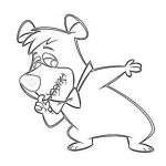 Dibujo para colorear Bocacerrada Dibujo De Bubus Con La Boca Cerrada Para Pintar Y Colorear Labios Suturados
