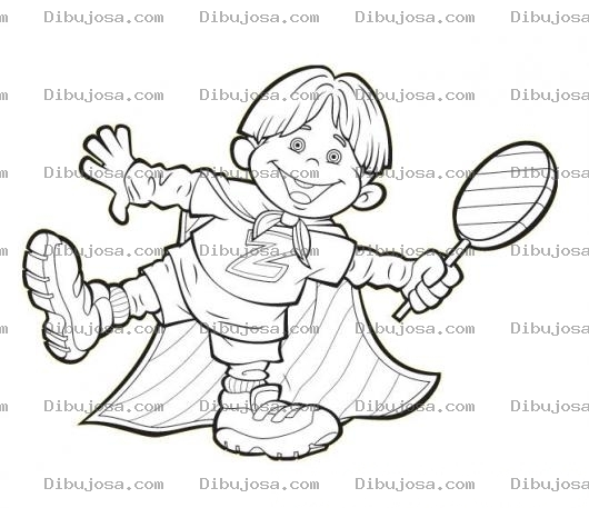 Dibujo para colorear Colorear a Z de Lazy Town
