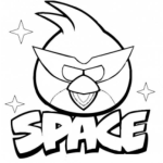 Dibujo para colorear Angrybirdsspace Dibujo De Angrybirds Del Espacio Para Pintar Y Colorear Angryangrybirds