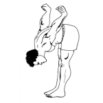 Dibujo para colorear Dibujo De Hombre Estirandose Para Pintar Y Colorear