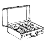 Dibujo para colorear Maletin Lleno De Dinero Para Pintar Y Colorear