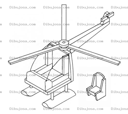 Dibujo para colorear Helicopterodejuguete Dibujo De Un Helicoptero De Juguete Para Pintar Y Colorear Helicoptero De Lego