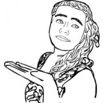 Dibujo para colorear Pedirdinero Dibujo De Una Mujer Pidiendo Dinero Para Pintar Accion De Pedir Dinero Y Colorear Esposa Cobrando Y Pidiendo Que Le Paguen La Pension Alimenticia Alo Rizzio