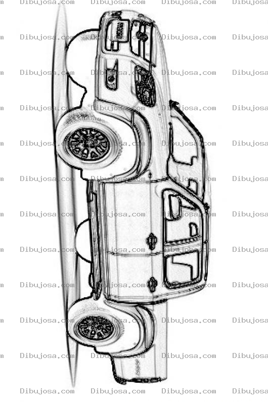 Dibujo para colorear Colorear Pickup Mazda Bt50 Troca