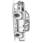 Dibujo para colorear Colorear Pickup Mazda Bt50 Troca