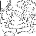 Dibujo para colorear Regaloindeseable Dibujo De Un Regalo De Popo Para Pintar Y Colorear Regalopopo