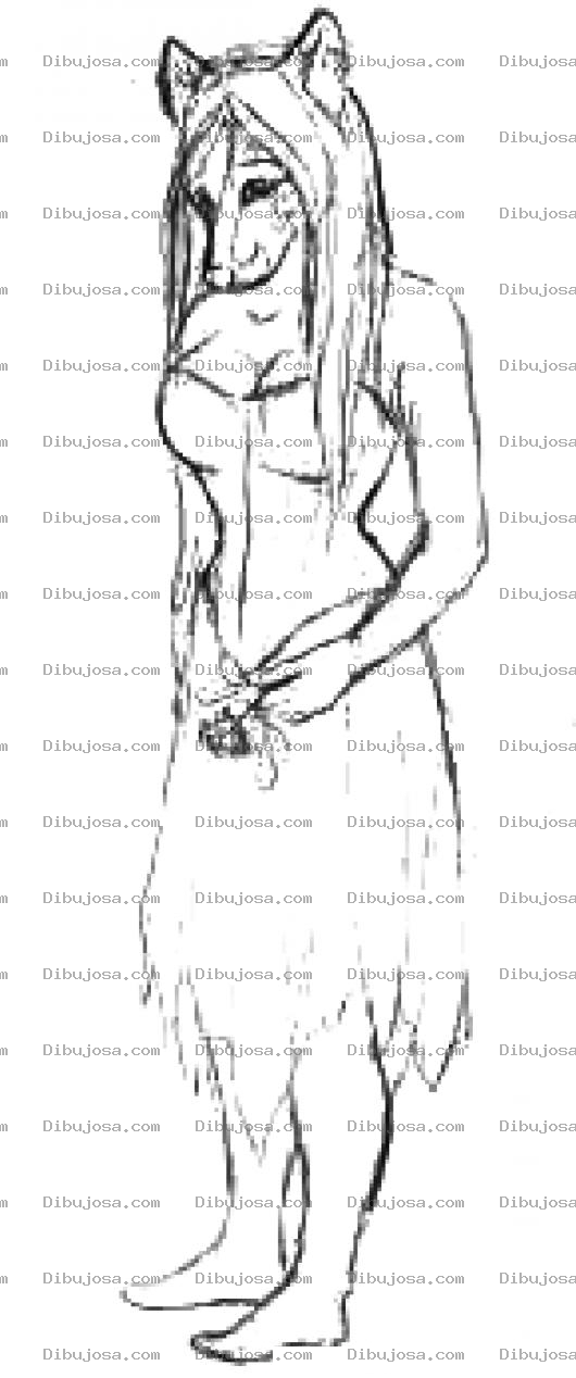 Dibujo para colorear Siguanaba Dibujo De La Ciguanaba Para Pinyar Y Colorer A La Ciguamonta Siguamonta