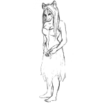 Dibujo para colorear Siguanaba Dibujo De La Ciguanaba Para Pinyar Y Colorer A La Ciguamonta Siguamonta