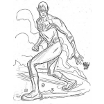 Dibujo para colorear Dibujo De Flash Para Pintar Y Colorear A Flash Gordon