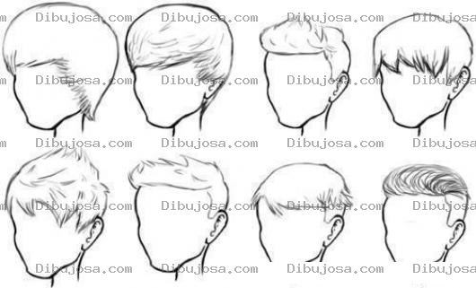 Dibujo para colorear Cortes De Cabello Masculino Para Pintar Y Colorear