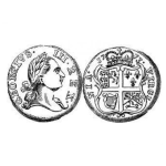 Dibujo para colorear Georgivs III Rex Vin Virgi  36 73 Dibujo De Moneda Antigua Para Pintar Y Colorear GeorgivsIIIREX
