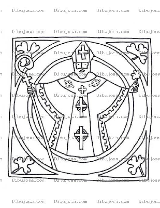 Dibujo para colorear Dibujo De Un Obispo Catolico Para Colorear