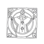 Dibujo para colorear Dibujo De Un Obispo Catolico Para Colorear