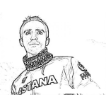 Dibujo para colorear Albertocontador Dibujo Del Ciclista Alberto Contador Para Pintar Y Colorear A Contadoralberto Campeo De Ciclismo