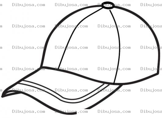 Dibujo para colorear Dibujo De Una Gorra Para Colorear