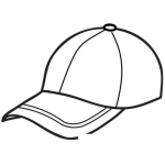 Dibujo para colorear Dibujo De Una Gorra Para Colorear