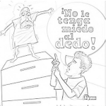 Dibujo para colorear Miedo Al Examen De La Prostata Para Colorear