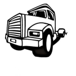 Dibujo para colorear Logo De Transporte Pesado Dibujo De Trailer Para Pintar Y Colorear Cabezal Peter Bilt Coronado Freighliner Mac