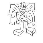 Dibujo para colorear Insecticon Dibujo De Robot Insecto Para Colorear Robotinsecto