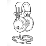 Dibujo para colorear Audifonos Profesionales Para Colorear