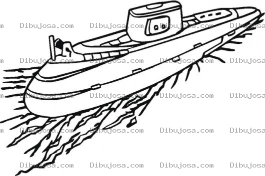 Dibujo para colorear Colorear Submarino