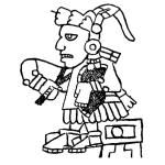Dibujo para colorear Dibujo Azteca Maya Para Colorear