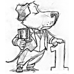 Dibujo para colorear Perro Numero 1 Para Colorear Perro1