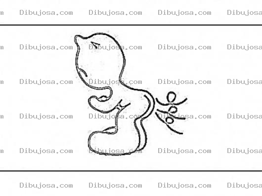 Dibujo para colorear Pedo Forzado Dibujo De Ventoso Sufrido Para Pintar Y Colorear Flatulencia De Gas O Flato Mal Oliente Y Podrido