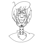 Dibujo para colorear Shaggysombi Dibujo De Shagy Sombi Para Pintar Y Colorear