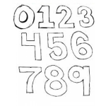 Dibujo para colorear 0123456789 Dibujo De Los Numeros Del 0 Al 9 Para Colorear Numeros Del Cero Al 9 09 0al9