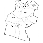 Dibujo para colorear Mapa De Santarosa Guatemala Para Pintar Y Colorear El Departamento De Santa Rosa Del Pais De Guatemala