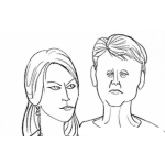 Dibujo para colorear Nuera Mala Dibujo De Nuera Y Suegra Para Pintar Y Colorear A Yna Nuerva Viendofeo A Su Suegra Para Pintar
