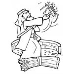 Dibujo para colorear Dibujo Biblico De La Siembra Y La Cosecha Para Colorear
