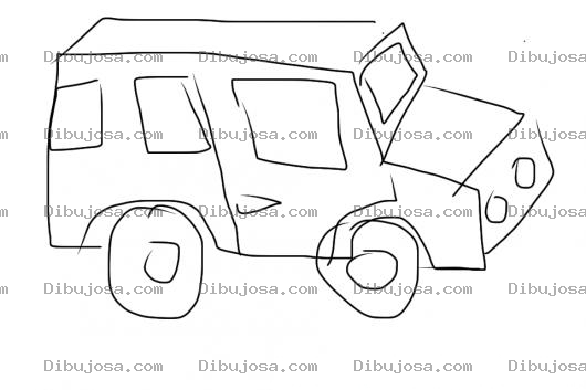 Dibujo para colorear Dibujo De Camioneta Trooper Para Colorear