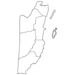Dibujo para colorear Mapa De Belice Para Pintar Y Colorear Belize Map