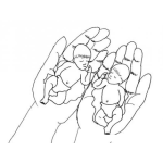 Dibujo para colorear Gemelos Prematuras Para Colorear