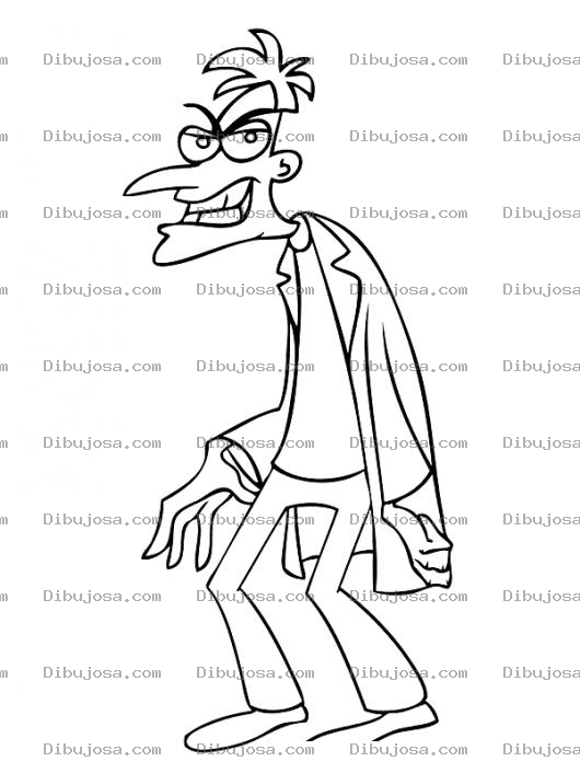 Dibujo para colorear Dibujo De Maniatico Para Pintar Y Colorear