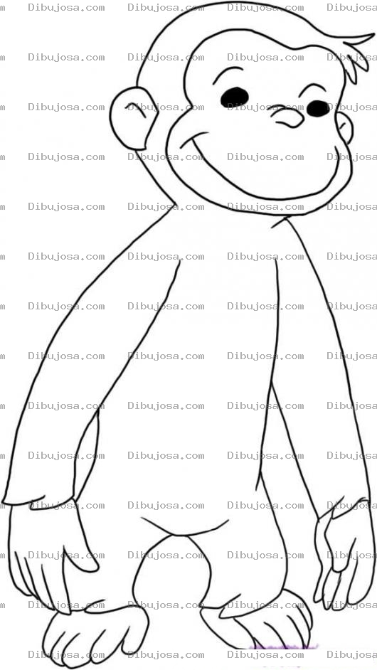 Dibujo para colorear Colorear Jorge el Curioso