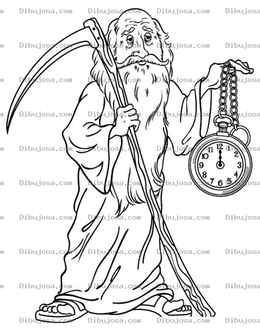 Dibujo para colorear El Fin Del Mundo Dibujo De Viejito Anunciando El Fin Del Mundo Para Pintar Y Colorear El Fin Esta Cerca