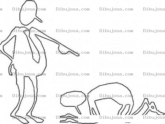 Dibujo para colorear Dibujo De Jefe Humillador Y Explotador Para Pintar Y Colorear Un Trabajo Denigrante Donde El Empleado Se Arrodilla Ante Su Jefe