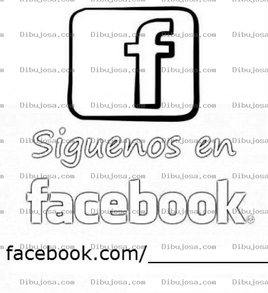 Dibujo para colorear Siguenos En Facebook Dibujo De Un Rotulo De Facebook Para Pintar Y Colorear Siguenosenfacebook Facebookfacebook