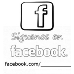 Dibujo para colorear Siguenos En Facebook Dibujo De Un Rotulo De Facebook Para Pintar Y Colorear Siguenosenfacebook Facebookfacebook